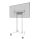 Stand podea mobil NM 55"-100" 110kg alb