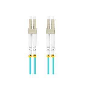 Patch cord fibră 1 m LSZH OM3 50/125 aq