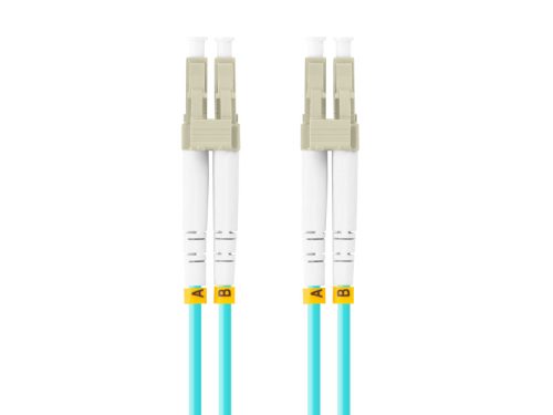 Patch cord fibră 2 m LSZH OM3 50/125 aq