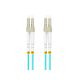 Patch cord fibră 2 m LSZH OM3 50/125 aq