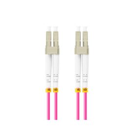 Patch cord fibră 1 m LSZH OM4 50/125 vi