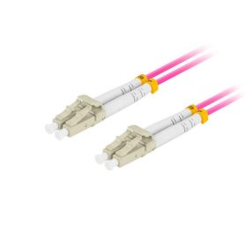 Patch cord fibră 3 m LSZH OM4 50/125 vi