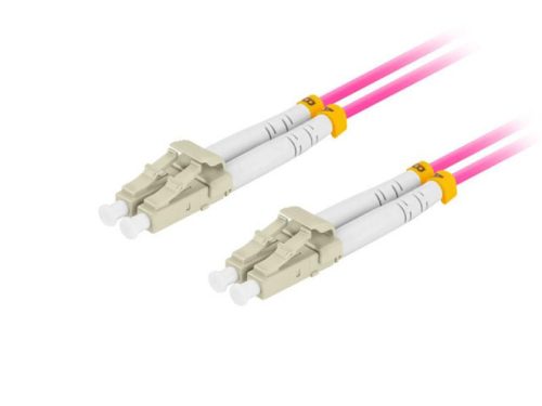 Patch cord fibră 3 m LSZH OM4 50/125 vi