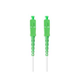 Patch cord fibră 10 m LSZH G657A2 alb
