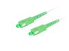 Patch cord fibră 10 m LSZH G657A2 alb