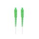 Patch cord fibră 25 m LSZH G657A2 alb