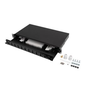 Patch panel fibră rack 19" 1U  12x SC