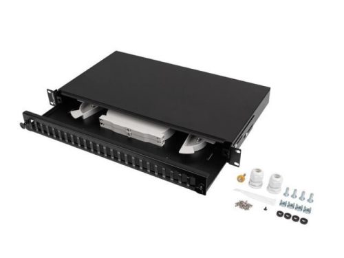 Patch panel fibră rack 19" 1U  24x SC