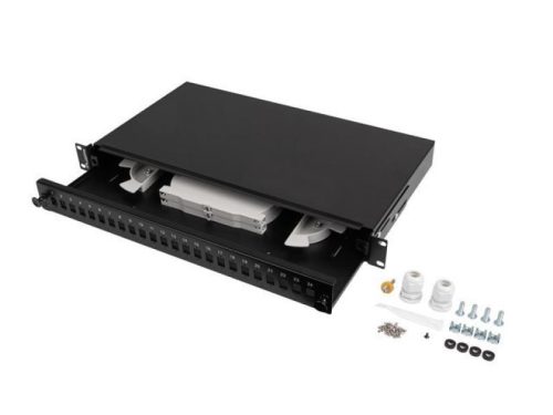 Patch panel fibră rack 19" 1U  24x SC