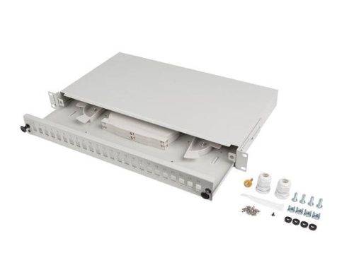 Patch panel fibră rack 19" 1U  24x SC