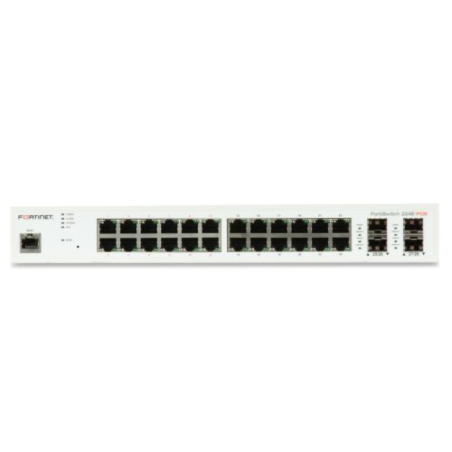FortiGate L2/L3 Switch – 24x GE RJ45 ports, 4x GE SFP Slots