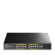 CUDY 16-Port 10/100M PoE+ Switch 2 Gigab