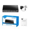 CUDY 8-Port 10/100 Mbps Metal Switch
