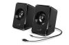 Boxe Genius SP-U125 2.0 cu fir, negru