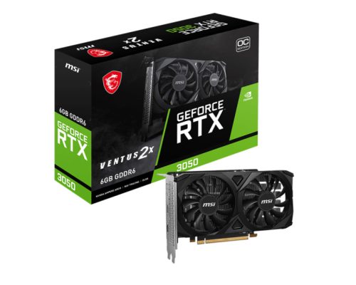 Placa video MSI GEFORCE RTX 3050 VENTUS 2X E 6G OC, 6GB GDDR6, PCI Express 4.0, 96-bit
