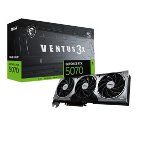   Placa video MSI GEFORCE RTX 5070 VENTUS 3X OC, 12GB GDDR7, PCI Express 5.0, 192-bit