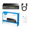 CUDY 6-Port Gigabit PoE+ Switch 65W