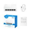 CUDY 5-Port Gigabit Splitter with USB C