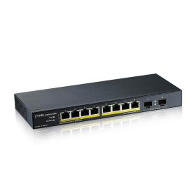 Switch Zyxel GS1100-10HP v2, Gigabit, 8 porturi, PoE
