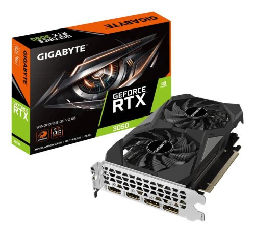 Placa video Gigabyte GEFORCE RTX 3050 WINDFORCE OC V2, 6GB GDDR6, PCI Express 4.0, 96-bit