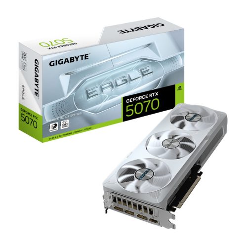 Placa video Gigabyte GEFORCE RTX 5070 EAGLE OC ICE SFF, 12GB GDDR7, PCI Express 5.0, 192-bit
