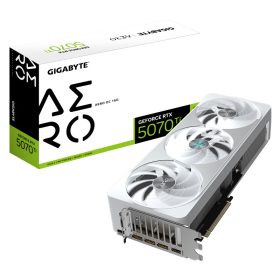   Placa video Gigabyte GEFORCE RTX 5070 Ti AERO OC, 16GB GDDR7, PCI Express 5.0, 256-bit