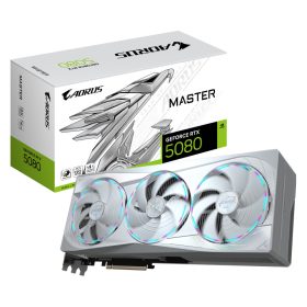   Placa video Gigabyte GEFORCE RTX 5080 MASTER ICE, 16GB GDDR7, PCI Express 5.0, 256bit