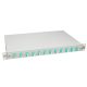 Splicebox, 4 fibre,LC,50/125?m OM3, culisant,19",1UV , ECO