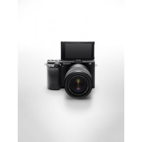   Kit SONY Alpha A6400 Mirrorless 24.2MP, ISO 32000 (Extins: 102400), 1/4000s, 4K @30fps, SD/SDHC/SDXC, Rafala 11cps, WiFi/Bluetooth/NFC,