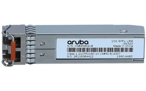 HPE ARUBA NETWORKING 10G SFP+ LC LRM 220M OM2 MMF TRANSCEIVER 