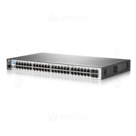   Switch cu 48 porturi Aruba J9778A, 17.6 Gbps, 2 porturi SFP, 1U, PoE+, cu management