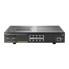  Switch cu 8 porturi Aruba JL258A, 56 Gbps, 41.7 Mpps, 2 porturi SFP+, 1U, PoE+, cu management