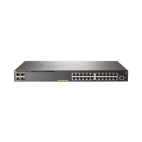   Switch cu 24 porturi Aruba JL356A, 128 Gbps, 16.000 MAC, 4 porturi SFP+, 1U, PoE, cu management