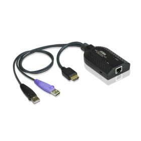   Adaptor KVM USB HDMI ATEN KA7168-AX. Tastatură de tip port: USB, Mouse tip de port: USB, Video Type portul: HDMI. Greutate: 110 g, Lăţi
