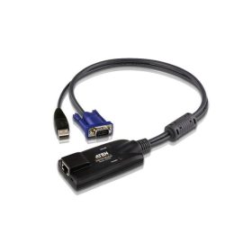   Adaptor KVM USB-VGA ATEN KA7570-AX. Tastatură de tip port: PS/2, Mouse tip de port: PS/2, Video Type portul: VGA. Greutate: 125 g, Lăţi