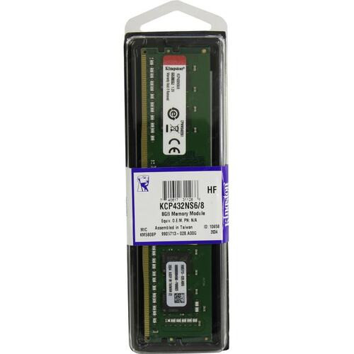 Memorie Kingston KCP432NS6/8, 8GB, DDR4-3200Mhz, CL22