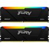 Memorie RAM Kingston FURY Beast RGB, 16GB DDR4, 3600MHz, CL17
