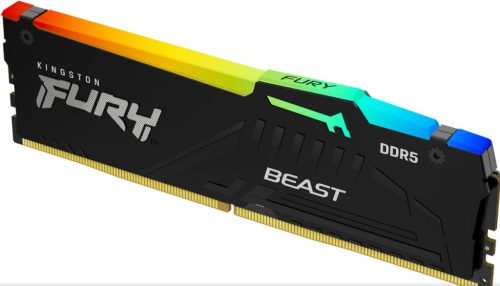 Memorie RAM Kingston FURY Beast RGB, 32GB DDR5, 6000MHz, CL30