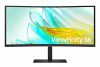 Monitor Samsung 34" LS34C652UAUXEN, Curvature: 1000R, Diagonal (inch): 34, Diagonal (cm): 86, Aspect ratio: 21:9, Panel: VA, Resolution
