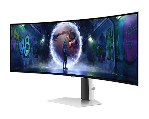 Monitor Samsung 49" LS49DG934SUXEN, Curvature: 1800R, Diagonal (inch): 49, Diagonal (cm): 124, Aspect ratio: 32:9, Panel: QD-OLED, Reso