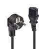 Cablu alimentare schuko Lindy IEC C13, 3m, negru Description Schuko 2 Pin Plug to IEC C13 Fully moulded Total length: 3m Colour: Black 