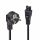 Cablu alimentare Lindy, conector A: Schuko, conector B: IEC C5C5, lungime cablu 2m, material PVC si PBT, material conductor: cupru, dim