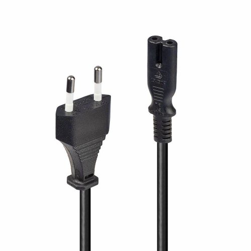 Cablu alimentare Lindy Euro C8 - IEC C7, 5m, negru Description Connector A: Euro Mains Plug Connector B: IEC C7 Cable type: H03-VV-H2F 