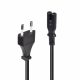 Cablu alimentare Lindy Euro C8 - IEC C7, 5m, negru Description Connector A: Euro Mains Plug Connector B: IEC C7 Cable type: H03-VV-H2F 