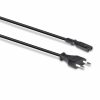 Cablu alimentare Lindy Euro C8 - IEC C7, 5m, negru Description Connector A: Euro Mains Plug Connector B: IEC C7 Cable type: H03-VV-H2F 