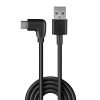 Cablu Lindy USB C 2 90° 1m negru
