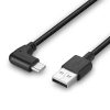 Cablu Lindy USB C 2 90° 1m negru