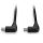 Cablu Lindy USB C 2 x 90° 1m negru