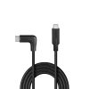 Cablu Lindy USB C, 90°, 10Gbps, 1m negru