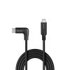 Cablu Lindy USB C, 90°, 10Gbps, 1m negru